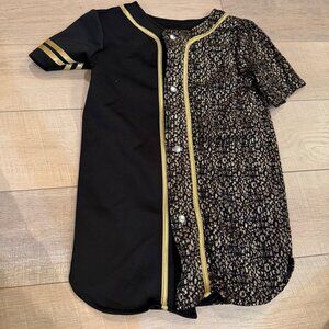 WEISSMAN WOMENS SMALL ADULT COMPETITION DANCE JERSEY SHIRT HIP HOP JAZZ